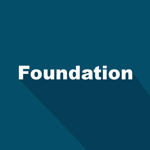 Foundation, front-end, long shadow, ui kit, web, web technology icon